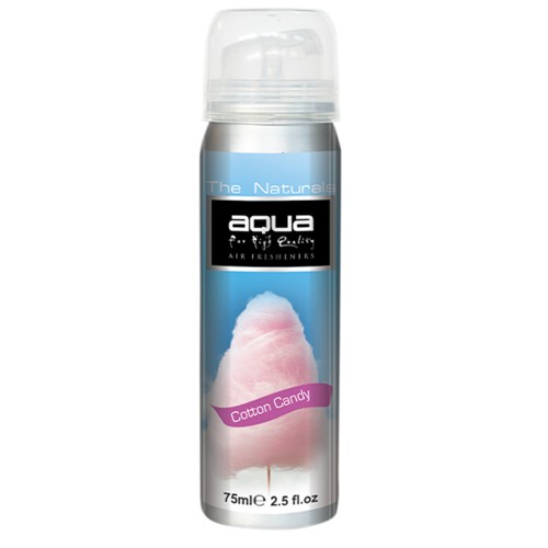 Aqua - ΑΡΩΜΑΤΙΚΟ ΑΥΤΟΚΙΝΗΤΟΥ ΣΕ ΣΠΡΕΙ (SPRAY) ΜΕ ΑΡΩΜΑ ΜΑΛΛΙ ΤΗΣ ΓΡΙΑΣ (COTTON CANDY) FLAVORS SERIES 75ml AQUA - 1 TEM. (10-126/AQ)