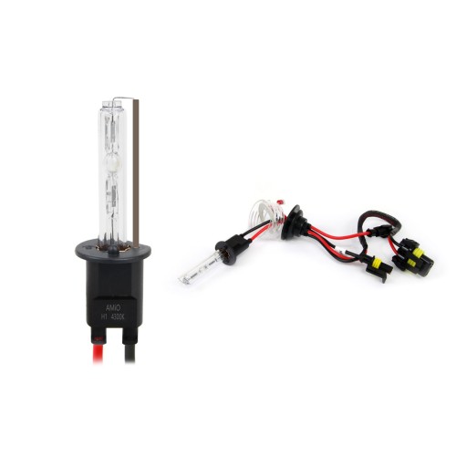 Amio – Λάμπα Xenon H1 12V 35W P14.5s 4300K για Kit Xenon Αυτοκινήτου Ανταλλακτική – 1 Τεμ. (01416/AM)