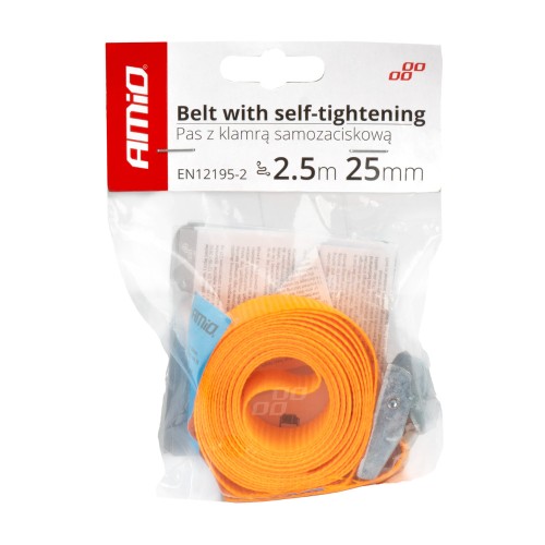 Amio - ΙΜΑΝΤΑΣ ΔΕΣΙΜΑΤΟΣ 25mm/250cm ΠΟΡΤΟΚΑΛΙ - 1 ΤΕΜ. (03291/AM)