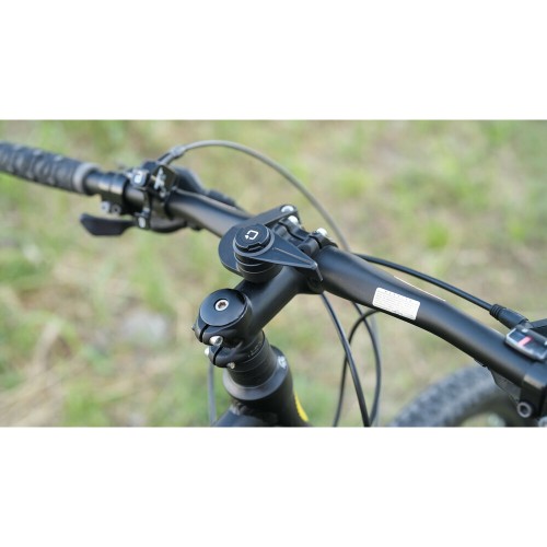 Διπλή Βάση Στήριξης Κινητού και Action Camera Out Front της σειράς Titan Optiline για Τιμόνι Μηχανής ή Ποδηλάτου με διάμετρο από 22 mm έως 35 mm με 3D αντικραδασμικό σύστημα dampener και σύστημα Duolock 2.0, συμβατή με Θήκες ή Αντάπτορες Κινητού Optiline