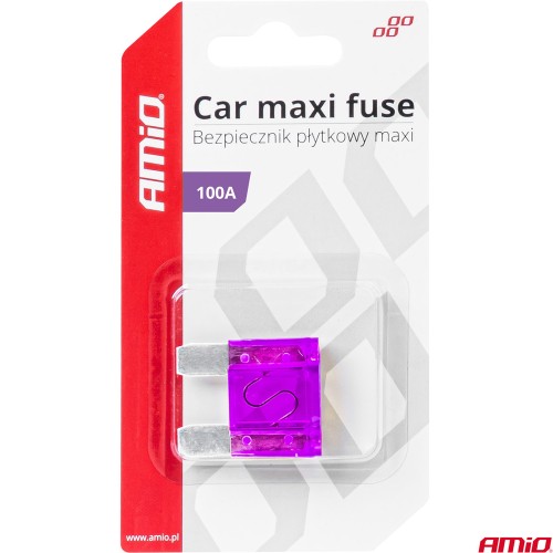 Amio - ΑΣΦΑΛΕΙΑ MAXI 100A - 1 Τεμ. (03387/AM)