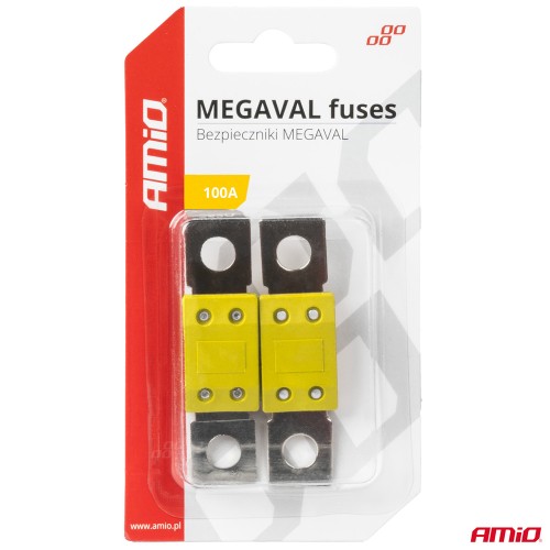 Amio - ΑΣΦΑΛΕΙΕΣ MEGAVAL 100A - 2 Τεμ. (03463/AM)