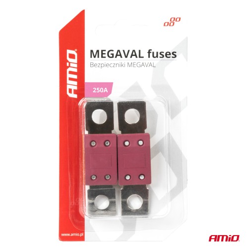 Amio - ΑΣΦΑΛΕΙΕΣ MEGAVAL 250A - 2 Τεμ. (03469/AM)