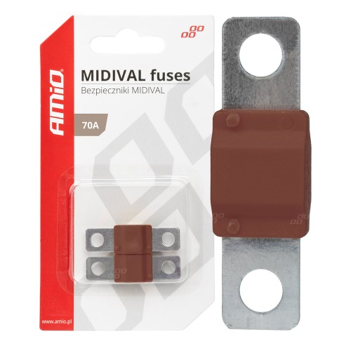 Amio - ΑΣΦΑΛΕΙΕΣ MIDIVAL 70A - 2 Τεμ. (03477/AM)