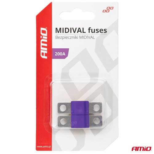 Amio - ΑΣΦΑΛΕΙΕΣ MIDIVAL 200A - 2 Τεμ. (03482/AM)