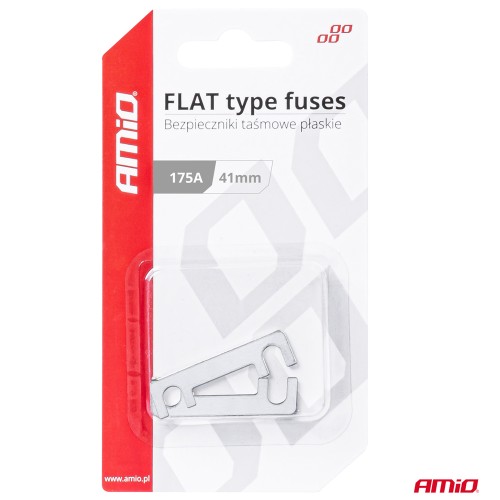 Amio - ΑΣΦΑΛΕΙΕΣ FLAT 41mm 175A - 2 Τεμ. (03496/AM)