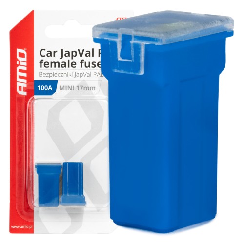 Amio - ΑΣΦΑΛΕΙΕΣ JapVal PAL ΜΙΝΙ 17mm ΘΗΛΥΚΕΣ 100A ΣΕ ΜΠΛΕ ΧΡΩΜΑ - 2 Τεμ. (03450/AM)