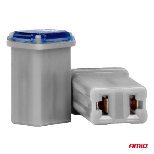 Amio - ΑΣΦΑΛΕΙΕΣ JapVal PAL ΜICRO 11mm ΘΗΛΥΚΕΣ 15A ΣΕ ΓΚΡΙ ΧΡΩΜΑ - 2 Τεμ. (03457/AM)