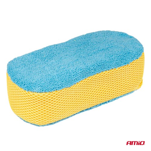 Amio - ΣΦΟΥΓΓΑΡΙ ΠΛΥΣΙΜΑΤΟΣ ΜΙΚΡΟΦΙΜΠΡΑ 2in1 23x10x6cm - 1 Τεμ. (03840/AM)