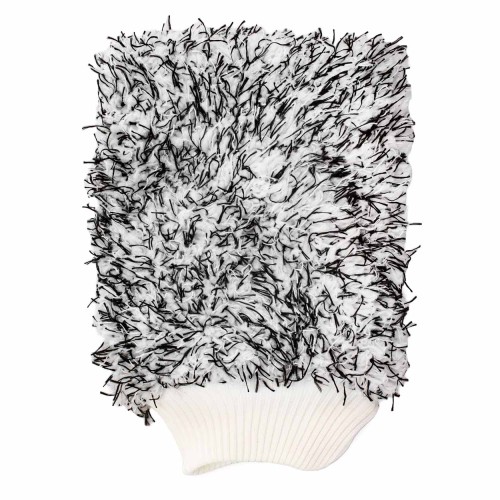 Amio - ΓΑΝΤΙ ΠΛΥΣΙΜΑΤΟΣ ΜΕ ΜΙΚΡΟΙΝΕΣ (MICROFIBER) 25x18cm 600g/sqm ΑΣΠΡΟ/ΜΑΥΡΟ - 1 Τεμ. (02870/AM)
