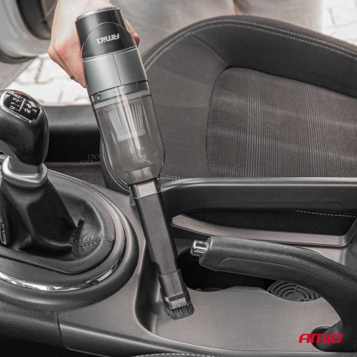 Amio - ΗΛΕΚΤΡΙΚΟ ΣΚΟΥΠΑΚΙ ΧΕΙΡΟΣ ΑΣΥΡΜΑΤΟ 70W ΜΕ 6 ΑΚΡΟΦΥΣΙΑ ΚΑΘΑΡΙΣΜΟΥ ΚΑΙ ΚΑΛΩΔΙΟ USB-C - 1 Τεμ. (03693/AM)