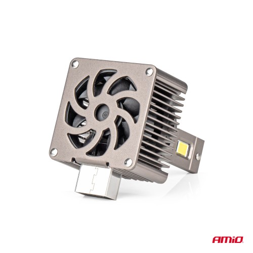 Amio - ΛΑΜΠΕΣ LED D8S 9>16V 70W 6.500K 8600lm (ΜΕ ΨΥΚΤΡΑ) XD SERIES - 2 ΤΕΜ. (03315/AM)