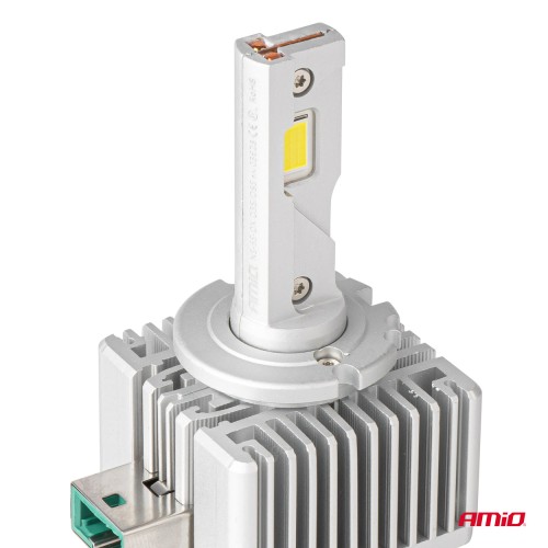 Amio - ΛΑΜΠΕΣ LED D3S/D8R 12V 6.000K 6800lm CAN-BUS D-BASIC SERIES - 2 Τεμ. (03628/AM)