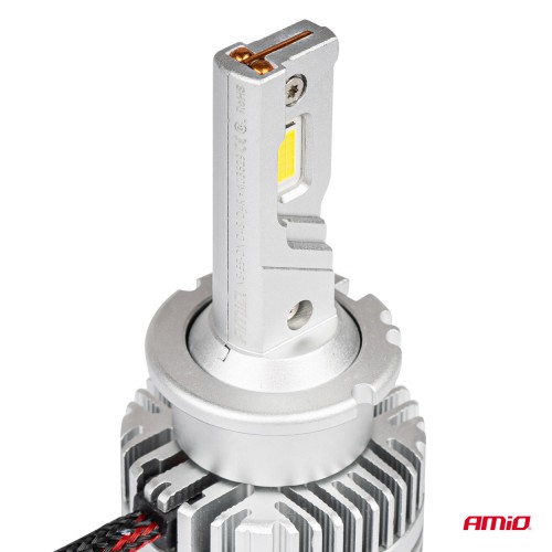 Amio - ΛΑΜΠΕΣ LED D4S/D4R 12V 6.000K 6800lm CAN-BUS D-BASIC SERIES - 2 Τεμ. (03629/AM)
