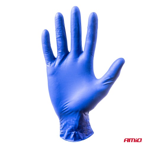 Amio - ΓΑΝΤΙΑ ΝΙΤΡΙΛΙΟΥ MERCATOR NITRYLEX BASIC ΣΕ ΜΠΛΕ ΧΡΩΜΑ MEDIUM (M) - 100 ΤΕΜ. (MER02957/AM)