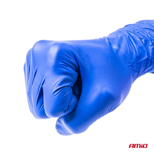 Amio - ΓΑΝΤΙΑ ΝΙΤΡΙΛΙΟΥ MERCATOR NITRYLEX BASIC ΣΕ ΜΠΛΕ ΧΡΩΜΑ X-LARGE (XL) - 100 ΤΕΜ. (MER02959/AM)