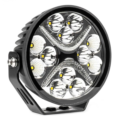 Amio - ΠΡΟΒΟΛΕΑΣ ΟΔΗΓΗΣΗΣ ΣΤΡΟΓΓΥΛΟΣ LED PRO IP67 7200lm 10-30V - 54W - 6000K - 12 LED - 140x140x61mm - 1 ΤΕΜ. (03870/AM)