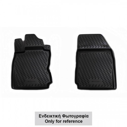 ΠΑΤΑΚΙΑ ΣΕ ΣΚΑΦΗ TPE ΛΑΣΤΙΧΟ ΓΙΑ VW CADDY 10/2007-2014 5D ΣΕ ΜΑΥΡΟ ΧΡΩΜΑ NOVLINE - 2 ΤΕΜ