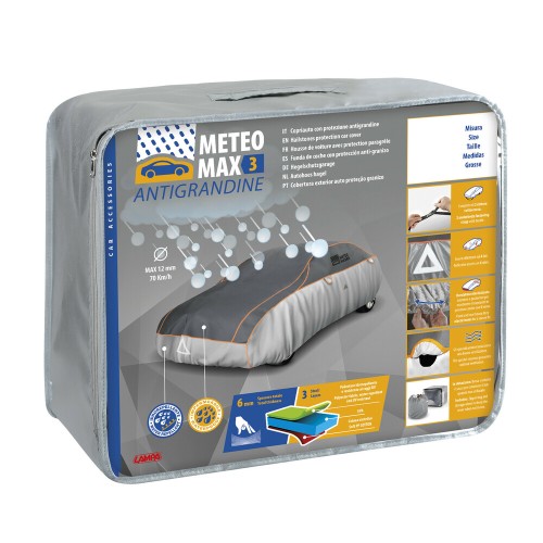 ΚΟΥΚΟΥΛΑ ΓΙΑ ΧΑΛΑΖΙ 12mm ΑΔΙΑΒΡΟΧΗ METEO-MAX3 AG-4 450x180x160cm LAMPA - 1 τεμ.