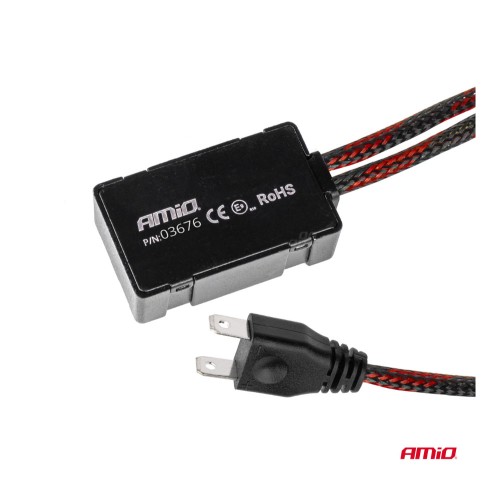 Amio - ΛΑΜΠΕΣ H7-6 9>48V 6.500K 4.500lm 50W HP SERIES LED CAN-BUS ΜΕ ΨΥΚΤΡΑ - 2 Τεμ. (03676/AM)