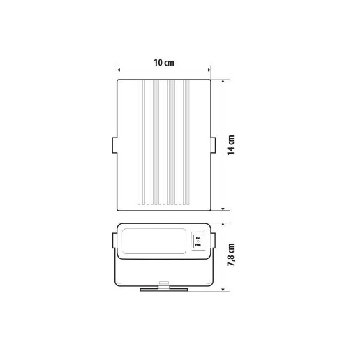 ΑΕΡΟΘΕΡΜΟ / ΑΝΕΜΙΣΤΗΡΑΣ 24V/150w ΓΙΑ ΨΥΧΡΟ / ΘΕΡΜΟ ΑΕΡΑ ΚΕΡΑΜΙΚΗΣ ΘΕΡΜΑΝΣΗΣ  ΜΕ ΚΑΛΩΔΙΟ 140cm 140x100x78 LAMPA -1 ΤΕΜ.