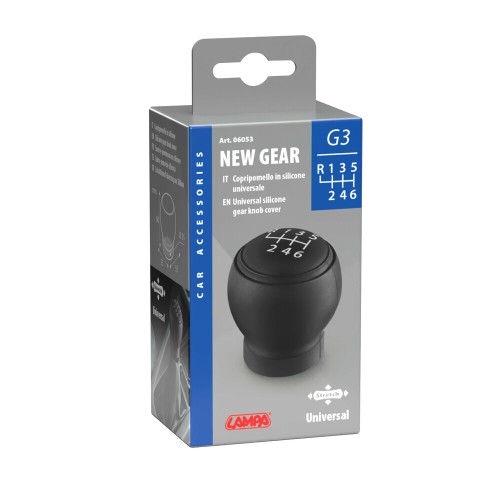 ΚΑΛΥΜΜΑ ΓΙΑ ΠΟΜΟΛΟ ΤΑΧΥΤΗΤΩΝ NEW GEAR G3 ΣΙΛΙΚΟΝΗΣ UNIVERSAL ΜΑΥΡΟ ΜΕ 6 ΤΑΧΥΤΗΤΕΣ LAMPA - 1 ΤΕΜ.