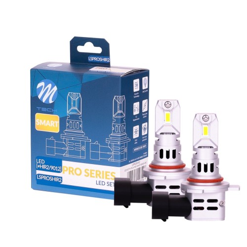 ΛΑΜΠEΣ LED HIR2 12V 6.000K 4.600lm LED CANBUS CSP3570 PRO SMART SERIES  M-TECH - 2 ΤΕΜ.
