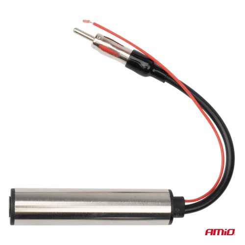 Amio - ΕΝΙΣΧΥΤΗΣ ΣΗΜΑΤΟΣ ΚΕΡΑΙΑΣ DIN 12V/24V - AM/FM - 1 τεμ. (04132/AM)