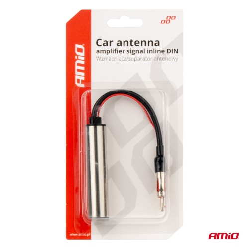 Amio - ΕΝΙΣΧΥΤΗΣ ΣΗΜΑΤΟΣ ΚΕΡΑΙΑΣ DIN 12V/24V - AM/FM - 1 τεμ. (04132/AM)