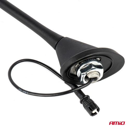 Amio - ΚΕΡΑΙΑ ΟΡΟΦΗΣ ANT09 23.4 cm ΜΕ ΚΑΛΩΔΙΟ 20cm ΚΑΙ ΦΙΣΑ RAKU-2 UNIVERSAL ΜΑΥΡΗ - 1 ΤΕΜ. (04153/AM)