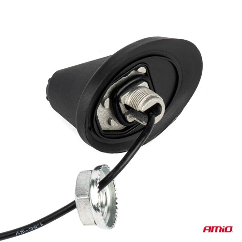 Amio - ΚΕΡΑΙΑ ΟΡΟΦΗΣ ANT09 23.4 cm ΜΕ ΚΑΛΩΔΙΟ 20cm ΚΑΙ ΦΙΣΑ RAKU-2 UNIVERSAL ΜΑΥΡΗ - 1 ΤΕΜ. (04153/AM)
