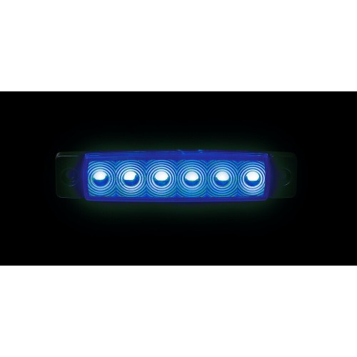 ΦΩΣ ΟΓΚΟΥ 9>32V 6 LED ΜΠΛΕ ΧΡΩΜΑ 95,6x19,8mm LAMPA -  1 Τεμ.