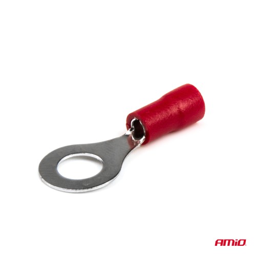 Amio - ΦΙΣΑΚΙΑ ΔΑΧΤΥΛΙΔΙ ΚΟΚΚΙΝΑ RV1.25-6 / 6.5mm - 10 ΤΕΜ. (03078/AM)