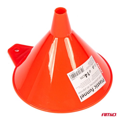 Amio - ΧΩΝΙ ΚΑΥΣΙΜΟΥ ΠΛΑΣΤΙΚΟ ΚΟΚΚΙΝΟ ΜΗΚΟΥΣ 130mm ΔΙΑΜΕΤΡΟΥ 140mm - 1 ΤΕΜ. (04041/AM)