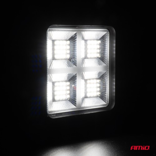 Amio - ΠΡΟΒΟΛΕΑΣ ΕΡΓΑΣΙΑΣ ΤΕΤΡΑΓΩΝΟΣ LED 68W 9-36V 8.000lm 6.500K AWL59 - 1 ΤΕΜ. (04200/AM)