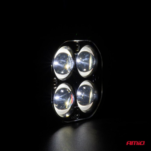 Amio - ΠΡΟΒΟΛΕΑΣ ΕΡΓΑΣΙΑΣ ΤΕΤΡΑΓΩΝΟΣ LED 20W 9-36V 4.000lm 6.500K AWL63 - 1 ΤΕΜ. (04204/AM)