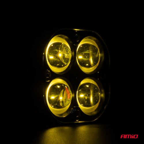 Amio - ΠΡΟΒΟΛΕΑΣ ΕΡΓΑΣΙΑΣ ΤΕΤΡΑΓΩΝΟΣ LED 20W 9-36V 4.000lm 6.500K AWL63 - 1 ΤΕΜ. (04204/AM)