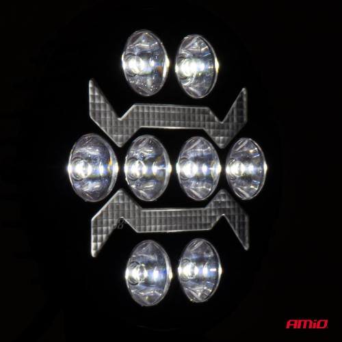Amio - ΠΡΟΒΟΛΕΑΣ ΕΡΓΑΣΙΑΣ ΣΤΡΟΓΓΥΛΟΣ LED 54W 9-36V 10.000lm 6.500K AWL69 - 1 ΤΕΜ. (04210/AM)