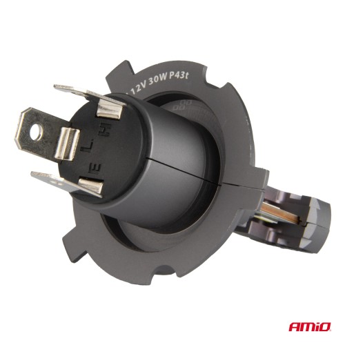 Amio - ΛΑΜΠΕΣ LED H4 12V 60W 6.000K 5.600lm +400% LED CAN-BUS HYBRID SERIES - 2 ΤΕΜ. (04114/AM)