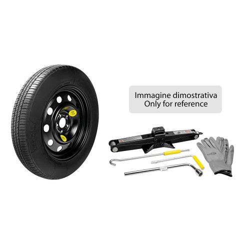 ΡΕΖΕΡΒΑ ΣΙΔΕΡΕΝΙΑ 125/80-17  ΚΑΡΕ 5x114,3 ΚΕΝΤΡΟ 66,1mm NO STOP ΚΙΤ ΜΕ ΓΡΥΛΟ & ΜΠΟΥΛΟΝΟΚΛΕΙΔΟ & ΤΣΑΝΤΑ LAMPA - 1ΤΕΜ