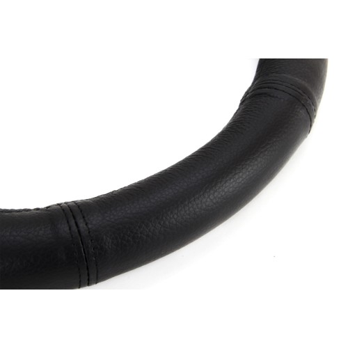 Amio - Κάλυμμα Τιμονιού Μαύρο από Δέρμα 4XL 49-51cm για εξαιρετικά μεγάλα τιμόνια με σταθερό κράτημα και άνεση σε πολύωρη χρήση με ανθεκτική εφαρμογή - 1 Τεμ. (01771/AM)