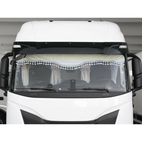 ΚΟΥΡΤΙΝΕΣ ΝΤΑΛΙΚΑΣ LUXURY PRO CABIN ΚΡΕΜ / ΜΠΛΕ ΣΕΤ LAMPA - 8 ΤΕΜ.