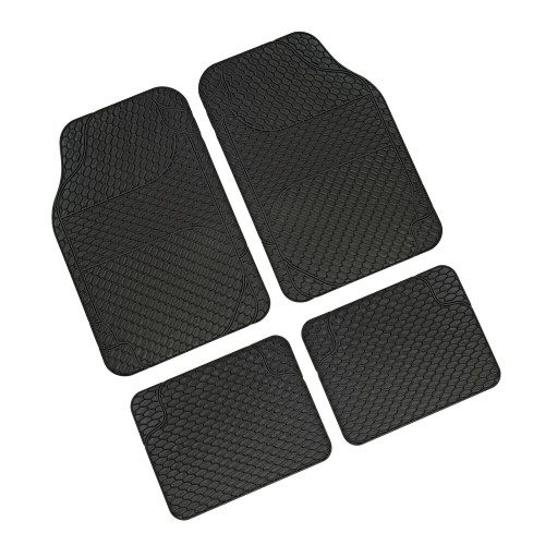 ΠΑΤΑΚΙΑ ΛΑΣΤΙΧΟ DRENA GOMMA 4 UNIVERSAL ΜΑΥΡΑ 43,5x66cm+44,5x33,5cm LAMPA - 4 ΤΕΜ