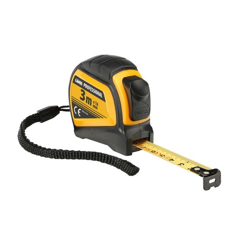 ΜΕΤΡΟΤΑΙΝΙΑ ΑΥΤΟΜΑΤΗ PROFESSIONAL 5m x16mm ΜΕ ΚΛΕΙΔΩΜΑ & ΚΛΙΠ ΖΩΝΗΣ LAMPA - 1 ΤΕΜ.