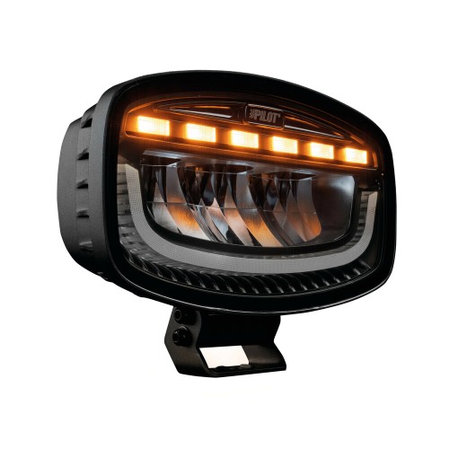 ΠΡΟΒΟΛΕΑΣ ΜΕ ΠΟΡΤΟΚΑΛΙ LED ΦΛΑΣ GLARE OVAL-PRO DEMON LINE 10>30V 51 LED 60W 3500lm 247x175x93mm LAMPA - 1 ΤΕΜ.