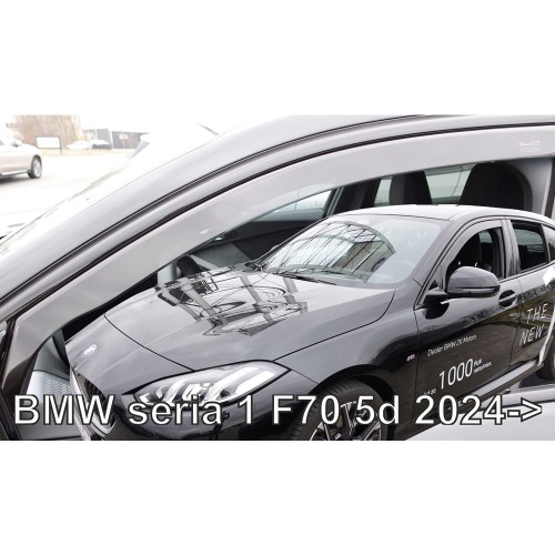 ΑΝΕΜΟΘΡΑΥΣΤΕΣ ΓΙΑ BMW ΣΕΙΡΑ 1 F70 5D 2024+ ΣΕΤ ΑΥΤΟΚΙΝΗΤΟΥ ΑΠΟ ΕΥΚΑΜΠΤΟ ΦΙΜΕ ΠΛΑΣΤΙΚΟ HEKO - 4 ΤΕΜ
