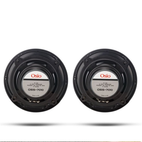 ΗΧΕΙΑ 2 ΔΡΟΜΩΝ 4inc 100mm ΣΤΡΟΓΓΥΛΑ 100W 86dB OSIO - 2 ΤΕΜ.