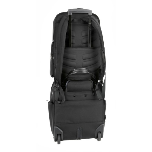 ΤΣΑΝΤΑ ΠΛΑΤΗΣ BACK PACK ZAINO BK-01 ΣΕ ΜΑΥΡΟ ΧΡΩΜΑ 32x45x22cm