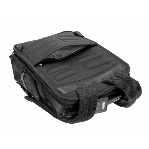 ΤΣΑΝΤΑ ΠΛΑΤΗΣ BACK PACK ZAINO BK-01 ΣΕ ΜΑΥΡΟ ΧΡΩΜΑ 32x45x22cm