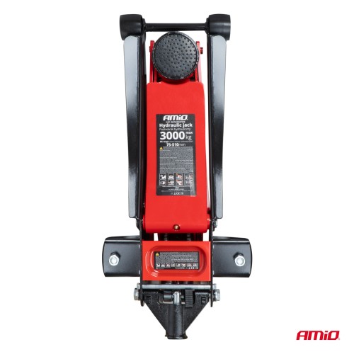 Amio - ΓΡΥΛΟΣ ΥΔΡΑΥΛΙΚΟΣ ΜΕ ΡΟΔΕΣ 3.000KG (ΥΨΟΣ 75-510mm) - 1 Τεμ. (04215/AM)